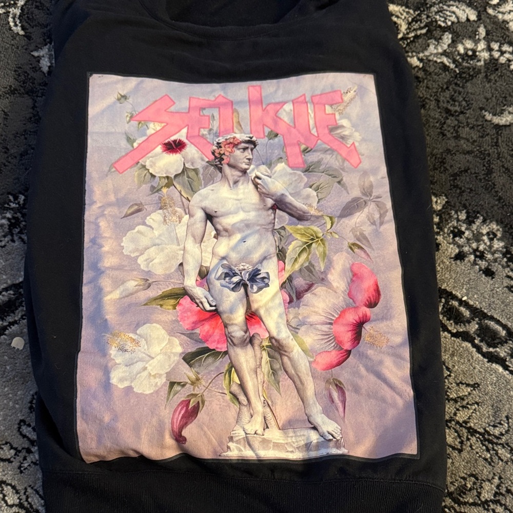 SELKIE THE DAVID DREAM SWEATER IN BLACK